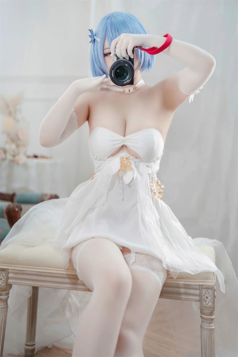 半半子 - 碧蓝航线 恰巴耶夫 白骑兵的旋律 礼服 [64P2V-306M] 1 (60).jpg